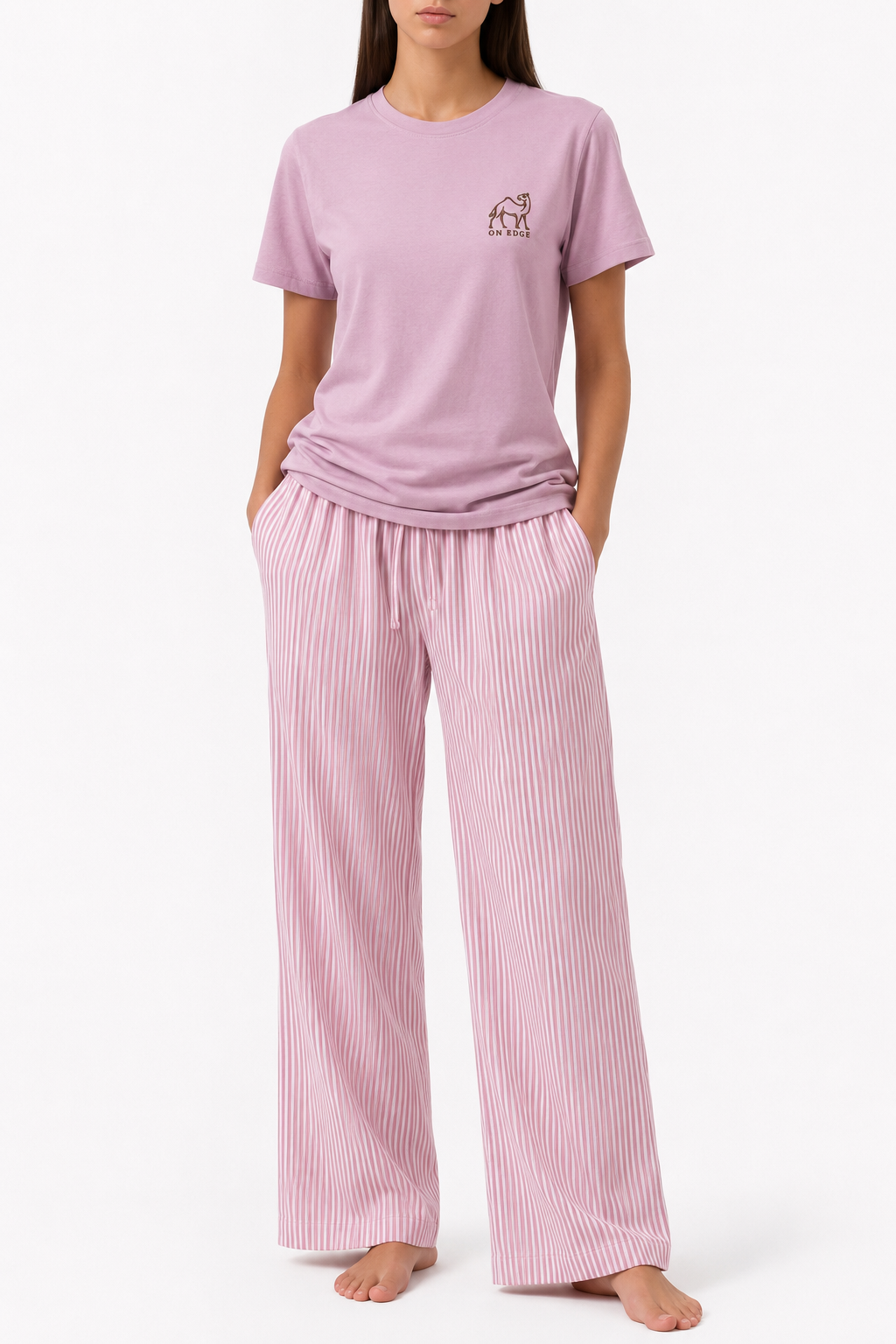 IN YOUR ELEMENT - Core Comfort Pajama  Set - Pink