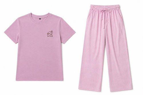 IN YOUR ELEMENT - Core Comfort Pajama  Set - Pink